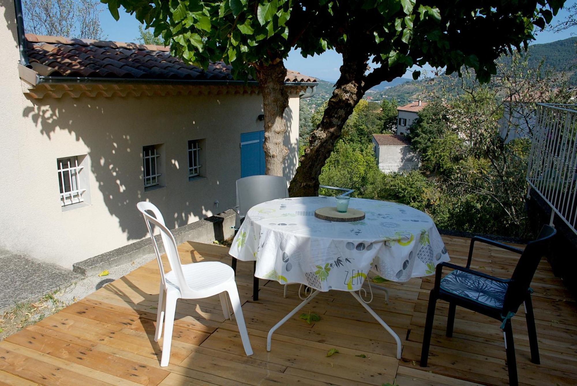 Nid Douillet - Les Fargettes - Superbe Vue - Charmante Petite Maison Avec Jardin - 2 Pieces A Privas Zewnętrze zdjęcie